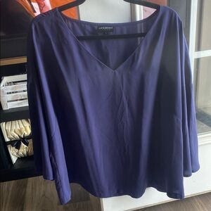 Lane Bryant Women's Blue Top